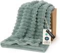 Bedsure GentleSoft Sage Green Throw Blanket by BEDSURE
