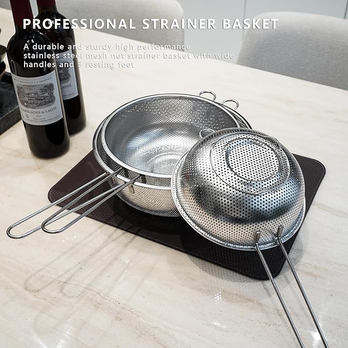 Metal Fine Mesh Strainer and Colander - Image 5