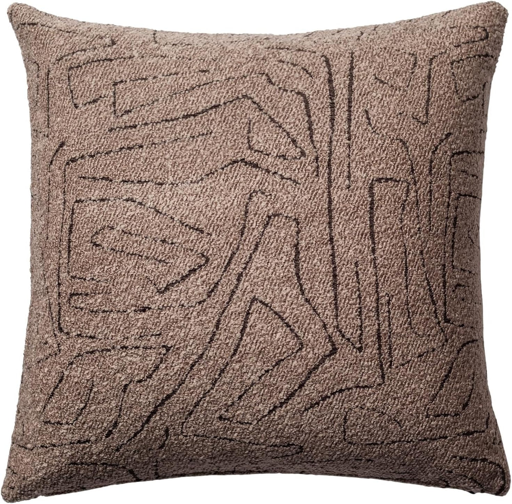 Throw Pillow Covers, Pack of 1 Woven Jacquard Cushion Covers for Sofas, Couch...