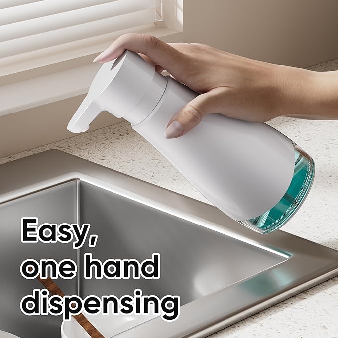 Oasis Creations 500 mL /17fl.oz Stainless Steel Liquid Soap Dispenser - Image 4