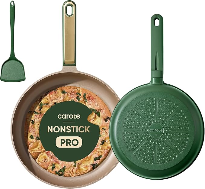CAROTE 9.5'' and 11'' Nonstick Frying Pans Skillet, NonStick Fry Pan Egg Pan by CAROTE