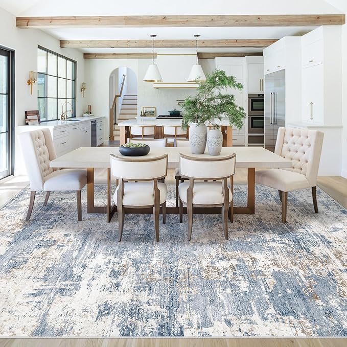 XLUEZ 8x10 Area Rugs for Living Room, Washable Modern Abstract Large Area Rug - Image 6