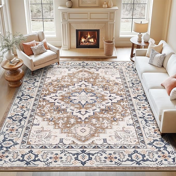 Lofus 9x12 Area Rugs for Living Room, Washable Area Rug, Rugs for Bedroom by Lofus