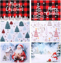Billbotk Christmas Placemats Set of 6, Non-Slip Place Mats for Dining Table and Christmas Decorations
