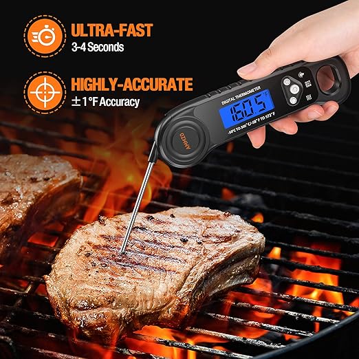 AMMZO Meat Thermometer Digital, Candy Thermometer Food Thermometer Instant Read - Image 4