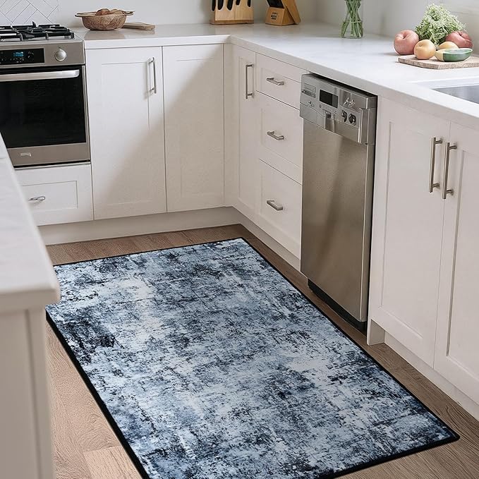 Rugflix 3x5 Entrance Rugs, Entry Rug Washable Non-Slip Stain-Resistant Low Pile - Image 3