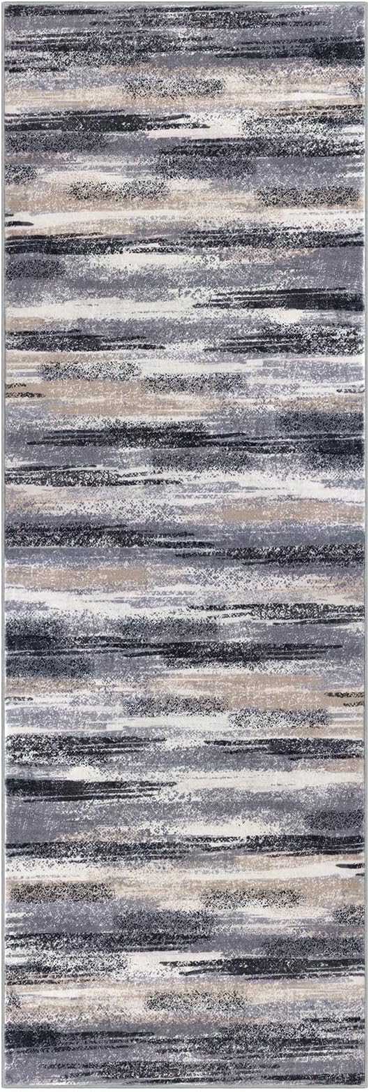 Lansny Modern Abstract Runner Rug 2.6x8 - Image 9