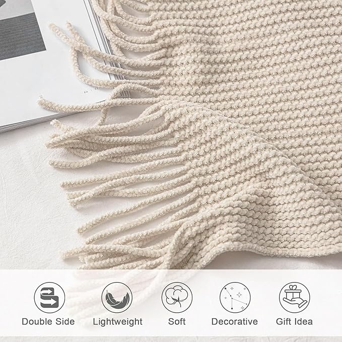 lifein Chenille Throw Blanket 60x80 - Image 4