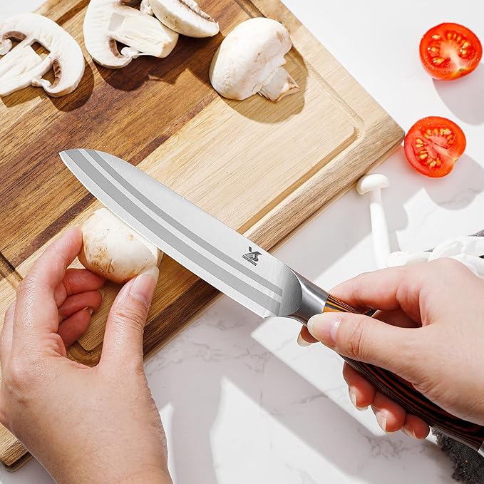 MSY BIGSUNNY 5pcs Knife Set Kitchen Utensils Knife, German Stainless Steel - Image 7