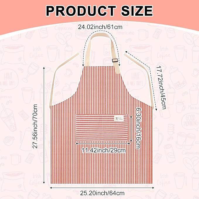 Janmercy 24 Pcs Aprons for Women Men - Image 2