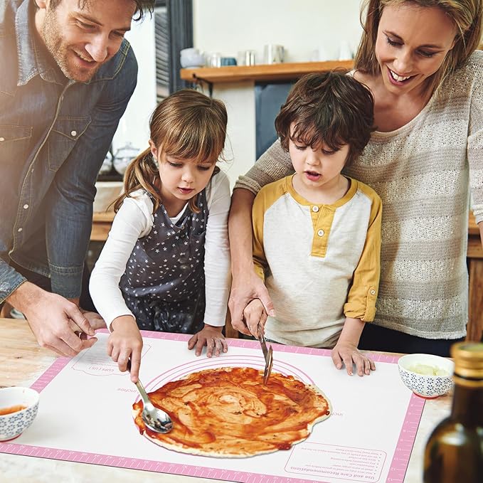 Silicone Pastry Mat for Dough Rolling, Extra Large Silicone Baking Mat - Image 7