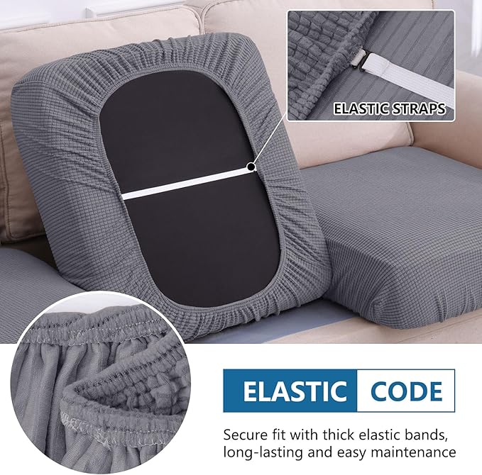 hyha Waterproof Couch Cushion Covers - Image 4