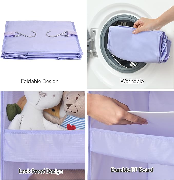 GRANNY SAYS 3 Shelf Hanging Closet Organizers and Storage, Collapsible Closet - Image 4