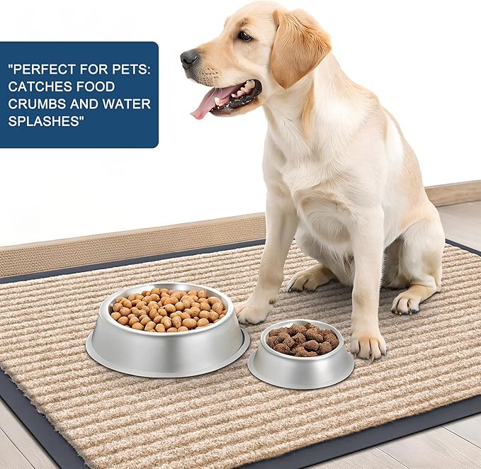 OLANLY Front Door Mat Indoor Outdoor Entrance, Waterproof Heavy Duty Doormat - Image 6