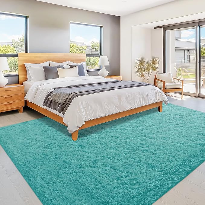 6x9 Area Rug for Living Room: Fluffy Shag Soft Washable Rugs Large Fuzzy Plush - Image 6