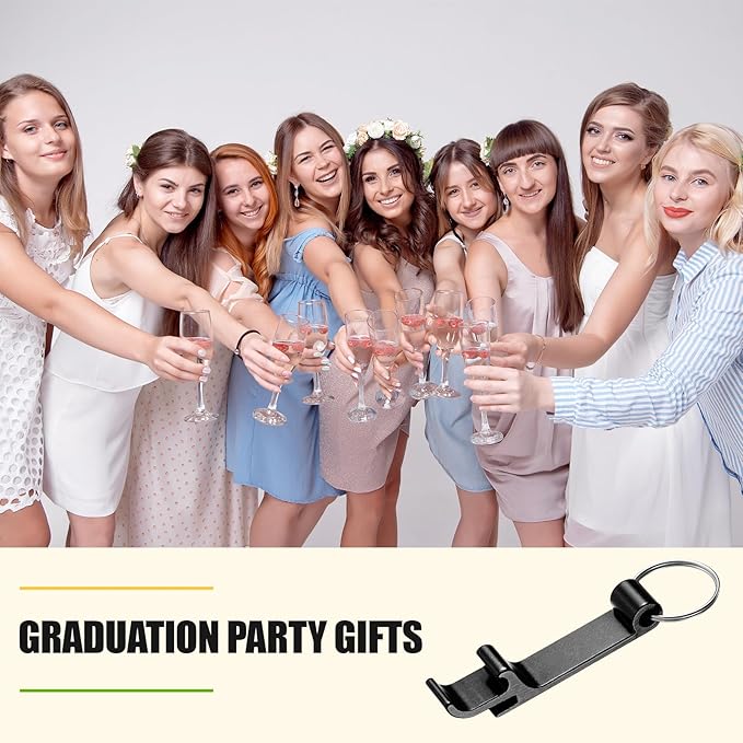 FoldTier 50 Pcs Graduation Thank You Favors Bottle Opener Keychain Bulk - Image 6