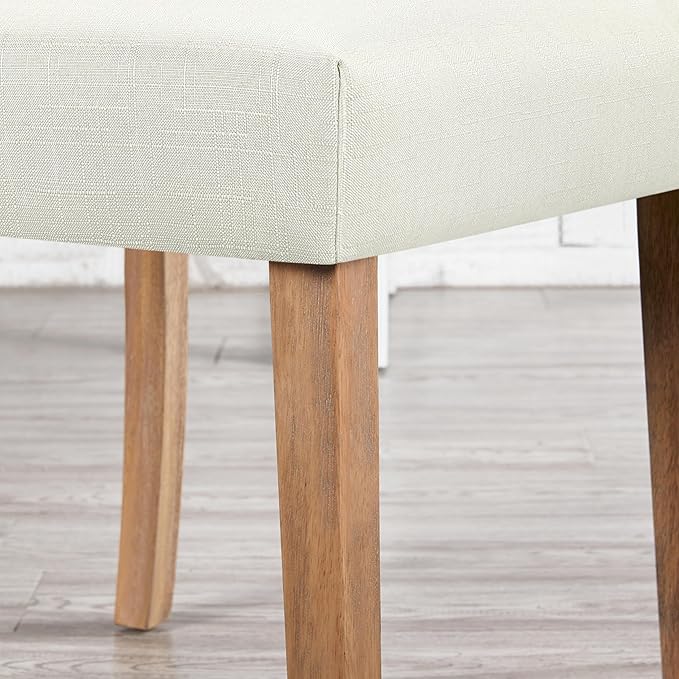 Yaheetech Dining Chairs Set of 2 Fabric Upholstered Dining Room Chairs with B...