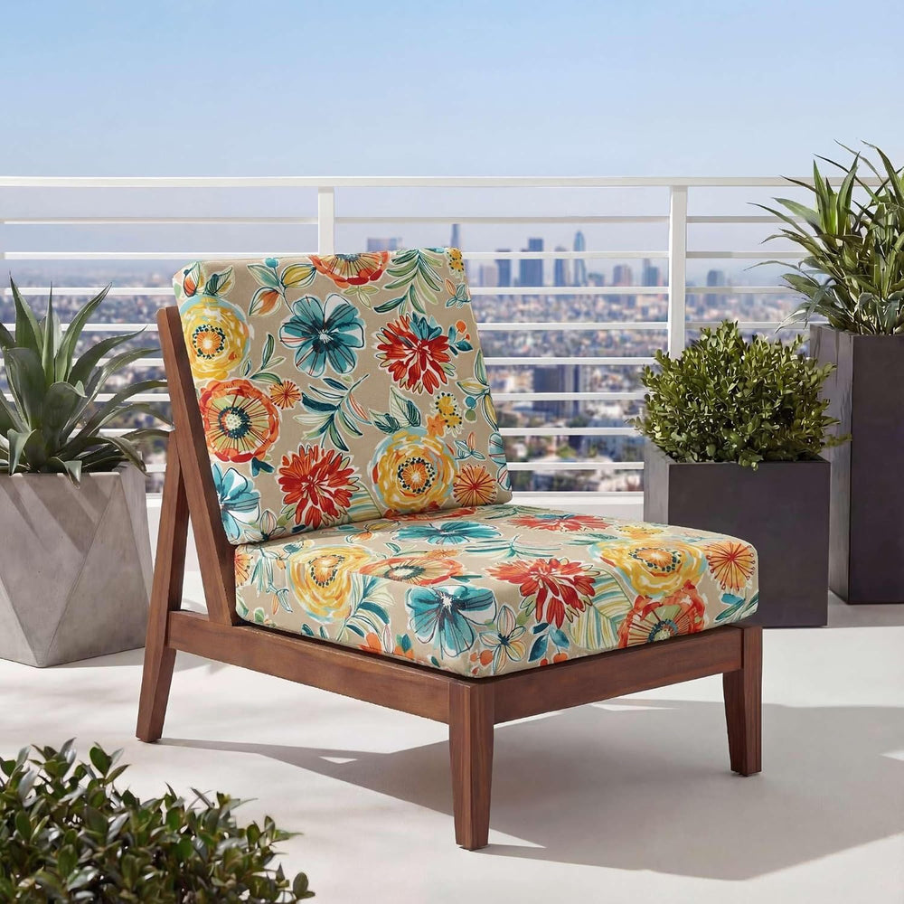 RSH DECOR: Deep Seating Foam Cushion Set | 25” x 25” x 5" Seat | All-Wea...