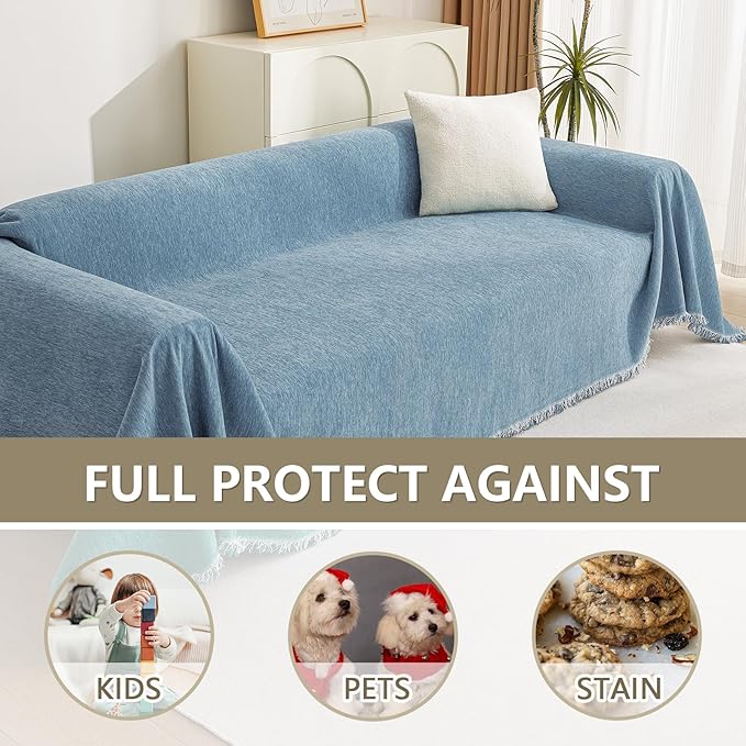 MYSKY HOME Dog Couch Cover Sofa Covers Sectional Couch Covers - Image 4