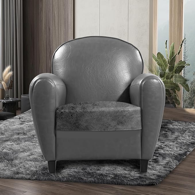 Leather Look Couch Cushion Covers Sofa Seat Slipcovers Sets Couches Furniture - Image 8