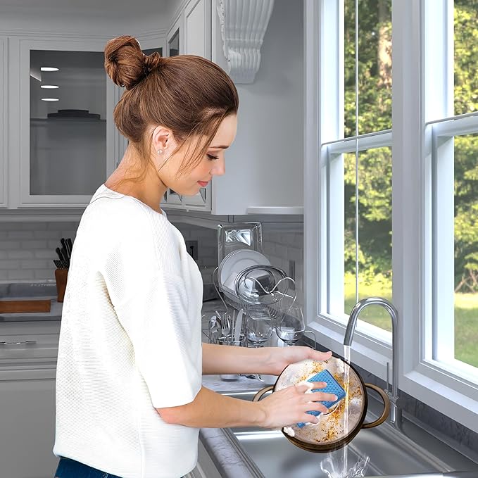 Miracle Microfiber Kitchen Sponge by Scrub-It - Image 2