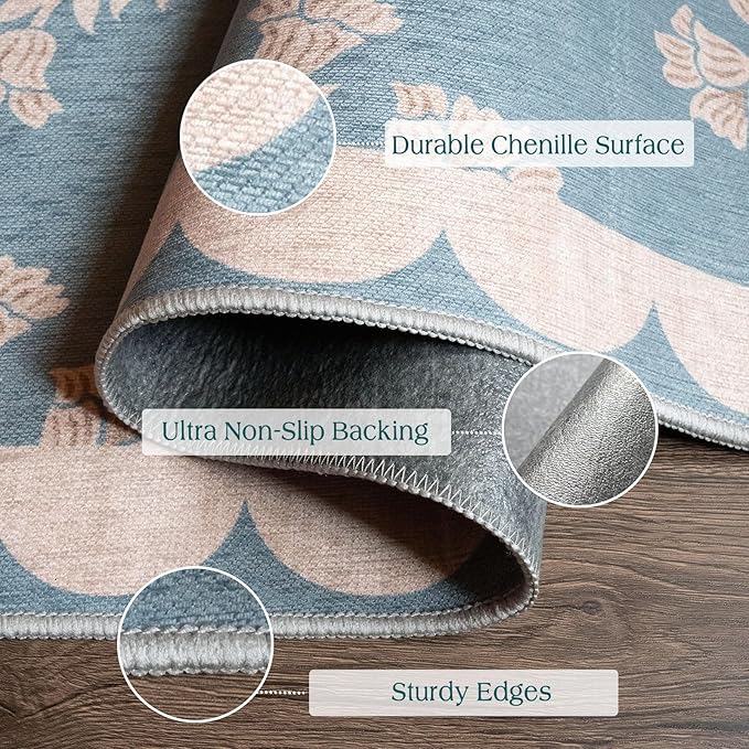 3x5 Floral Entry Rug - Image 3