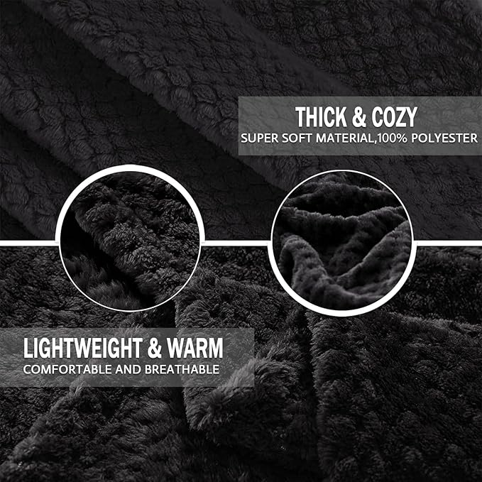 Exclusivo Mezcla Fleece Bed Blanket King Size, Super Soft and Warm Blankets - Image 7