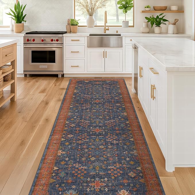 Washable 10 ft Long Runner for Hallway - Image 3