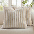 decorUhome Summer Cozy Faux Fur Throw Pillow Covers 22x22 Set of 2 Decorative by decorUhome