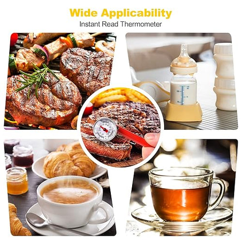 2 PCS Meat Thermometer for Grilling, Food Thermometer for Cooking, Meat - Image 2