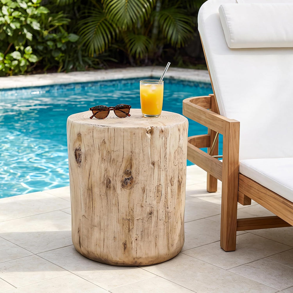 Christopher Knight Home Gigi 16.93" H MGO Outdoor Side Table with Tree-S...