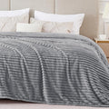 BEDELITE Fleece Blanket King Size – 3D Ribbed Jacquard Soft and Warm Decorative by BEDELITE