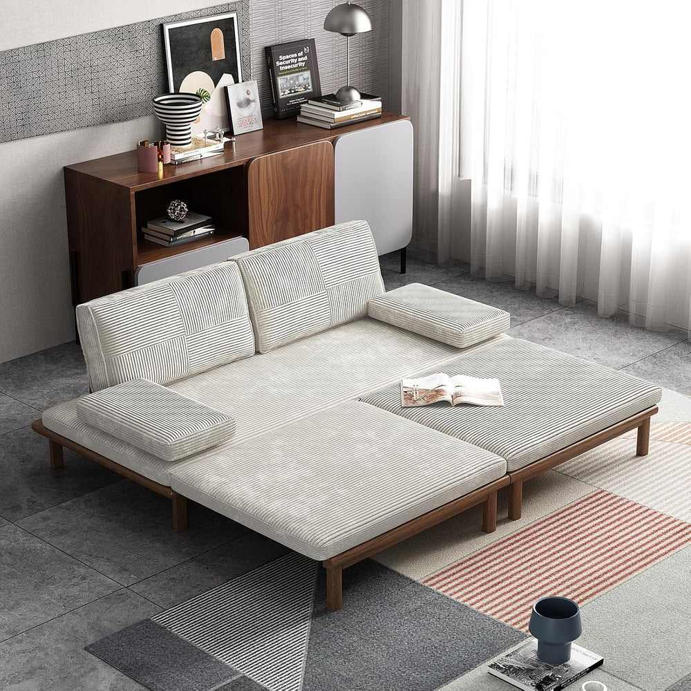 Lartis 78.7" Sofa Bed, Sleeper Pull Out Couch, Modern Couch Convertible ...