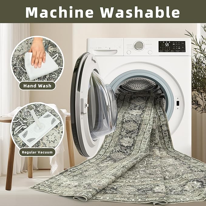 Washable Rugs 8x10 Area Rugs for Living Room - Image 5