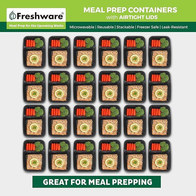 Freshware Meal Prep Containers
