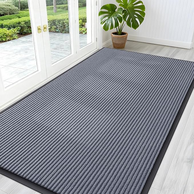 OLANLY Front Door Mat Indoor Outdoor Entrance, Waterproof Heavy Duty Doormat by OLANLY
