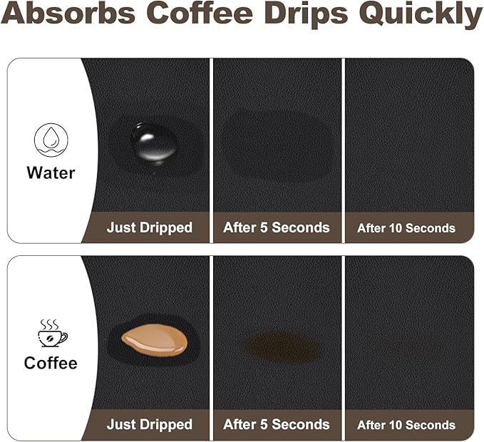 Coffee Mat, Absorbent Dish Drying Mat - Image 4