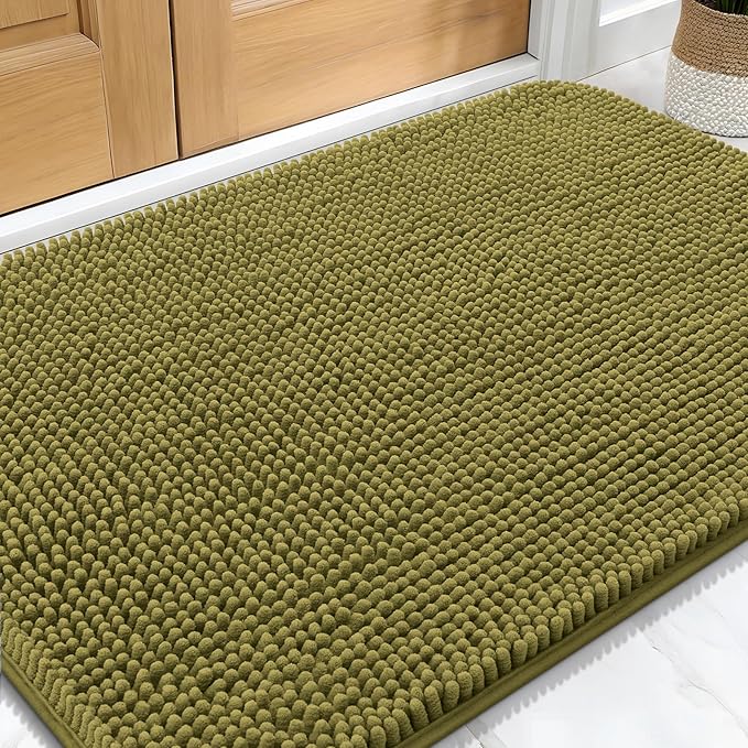 OLANLY Dog Door Mat for Muddy Paws 30x20, Absorbs Moisture and Dirt, Absorbent by OLANLY