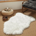 Ashler Faux Fur Rug, Fluffy White Small Sheepskin Rug, Ultra Soft 2x3 Ft Mat by AshlerHomeDeco