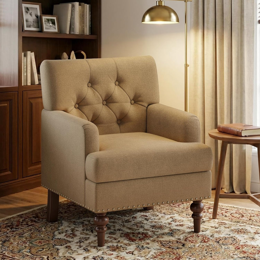 MALOL Modern Accent Chairs Set of 2 for Living Room, Comfy Bedroom Reading Ar...