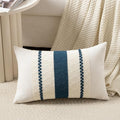 Fancy Homi Set of 1 Boho Teal Lumbar Decorative Throw Pillow Cover 12x20 Inch by Fancy+Homi