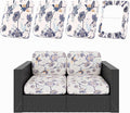 hyha 4Pcs Patio Cushion Covers, Stretch Outdoor Couch Cushion Covers, Washable by hyha