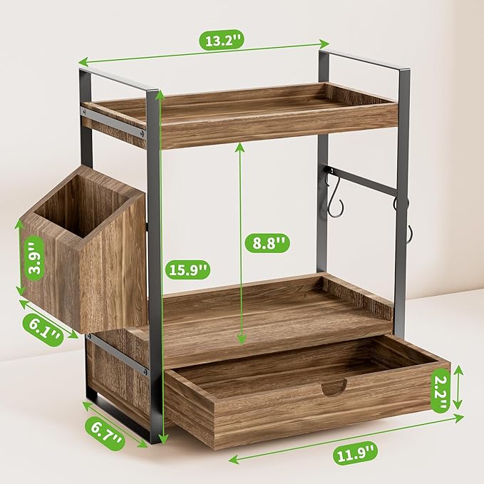 2-Tier Bathroom Counter Organizer