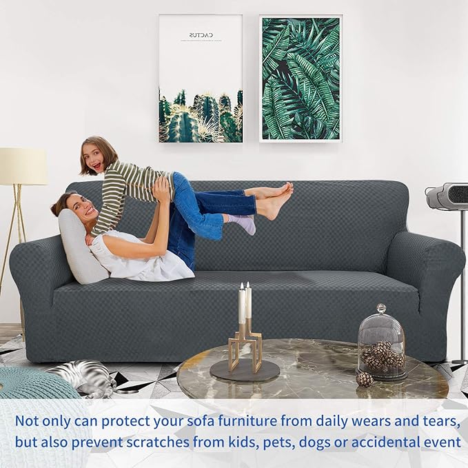 ZNSAYOTX 1 Piece Jacquard Couch Covers - Image 2