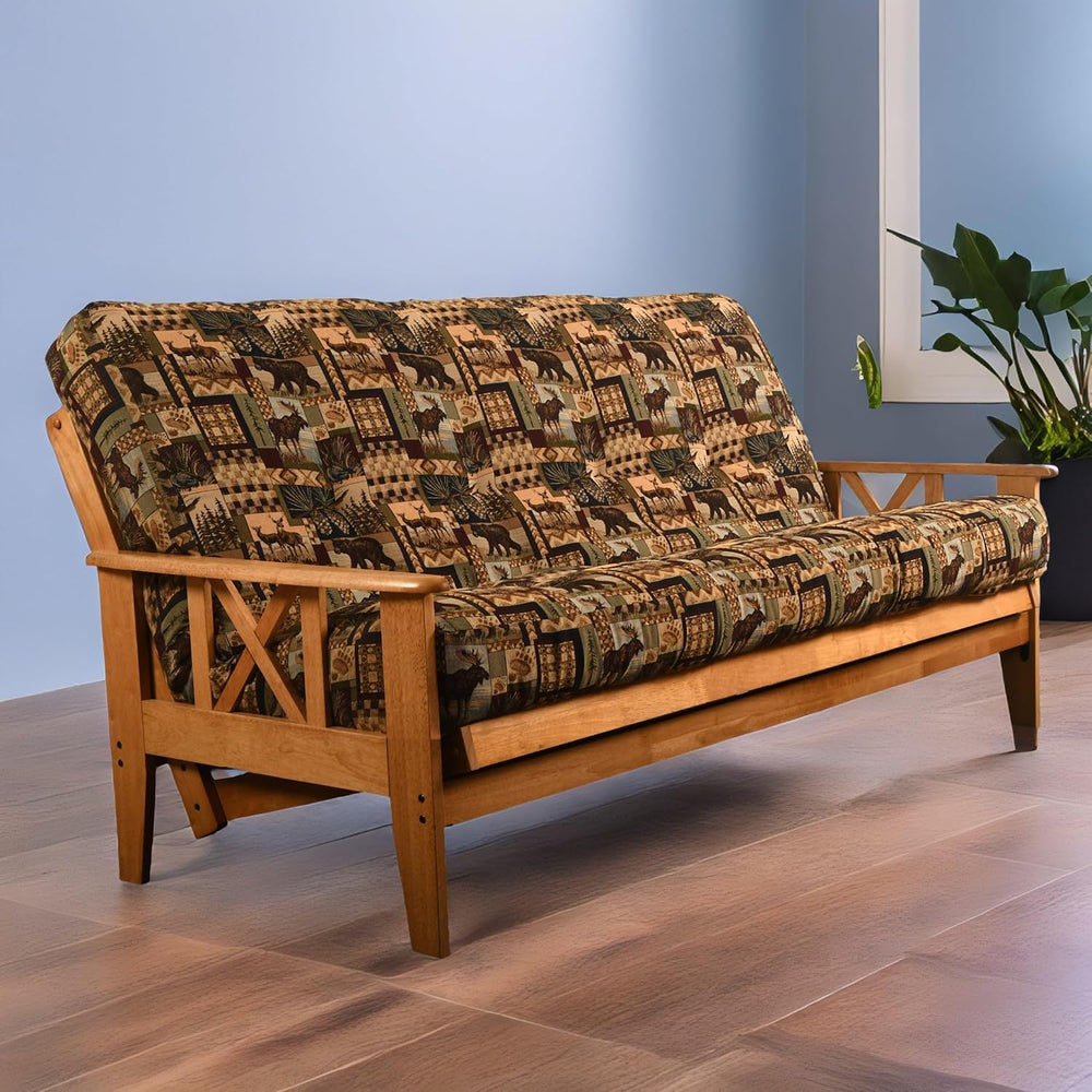 Futon Cover Only UpNorth Premium Fabric Collection Fits 6-8 inch Futon Mattre...
