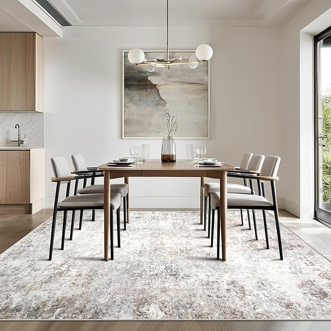 Srugn Washable Rugs 10x14 Area Rugs - Image 9