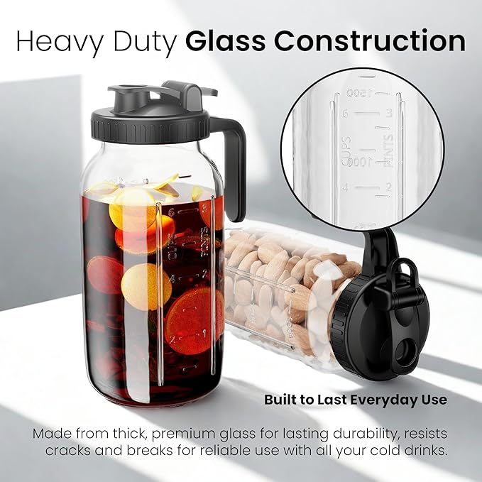 64oz Mason Jar Pitcher - Image 5