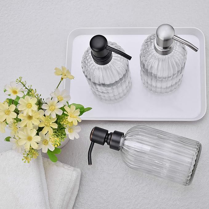 Matte Black Dish Kitchen Soap Dispenser, Bathroom Liquid Soap Dispenser - Image 7