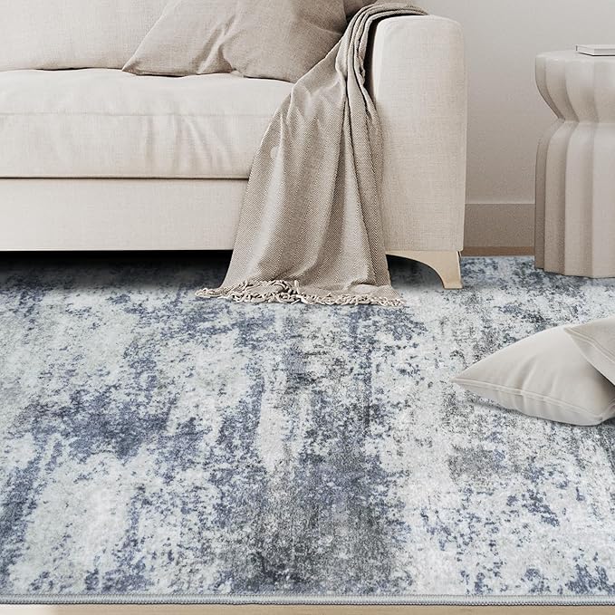6x9 Area Rugs for Living Room Rug Washable: Abstract Rug for Dining Room - Image 3