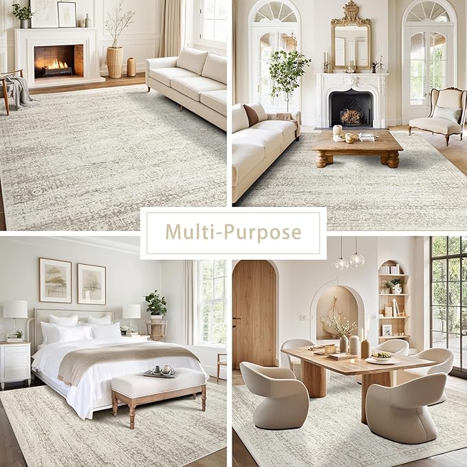 Washable Rugs 9x12 Area Rugs for Living Room, Rugs for Bedroom, Large Carpets - Image 5